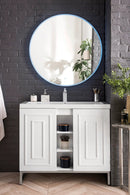 James Martin Alicante' 39.5" Single Bathroom Vanity, Glossy White