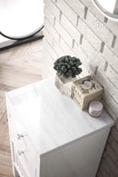 James Martin Athens 15" Base Cabinet, Glossy White