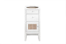James Martin Athens 15" Base Cabinet, Glossy White