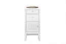 James Martin Athens 15" Base Cabinet, Glossy White