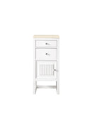 James Martin Athens 15" Base Cabinet, Glossy White