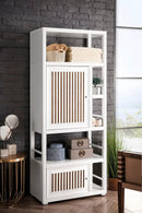James Martin Athens 30" Linen Cabinet, Glossy White