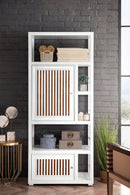 James Martin Athens 30" Linen Cabinet, Glossy White