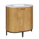 James Martin Bellamy 36" Single Bathroom Vanity, Rustic Oak
