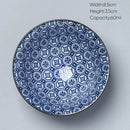 Japanese blue and white kung fu tea cup dining room porcelain bowl