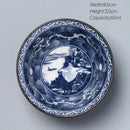 Japanese blue and white kung fu tea cup dining room porcelain bowl