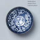 Japanese blue and white kung fu tea cup dining room porcelain bowl