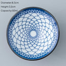 Japanese blue & white ceramic kung fu tea cup set dining room porcelain