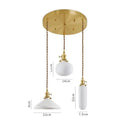 DecorBites™ Ceramic LED Pendant Light: Japanese Style, Nordic Design, Modern Living Room Hanging Lamp