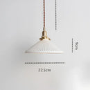 DecorBites™ Ceramic LED Pendant Light: Japanese Style, Nordic Design, Modern Living Room Hanging Lamp