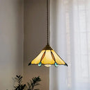 Japanese stained glass led pendant light kitchen island decor