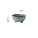 Japanese style matte gray small sauce dishes rice bowl dining room