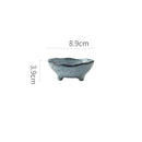 Japanese style matte gray small sauce dishes rice bowl dining room