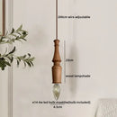 Japanese style terracotta ceramic pendant light for dining room