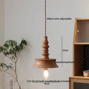 Japanese style terracotta ceramic pendant light for dining room