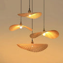 Japanese woven decorbites bamboo chandelier for living room