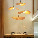 Japanese woven decorbites bamboo chandelier for living room