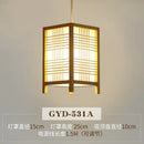 Japanese zen bamboo pendant lamp for tea room or living room