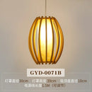 Japanese zen bamboo pendant lamp for tea room or living room
