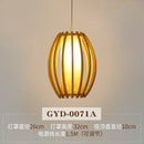 Japanese zen bamboo pendant lamp for tea room or living room