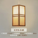 Japanese zen bamboo pendant lamp for tea room or living room