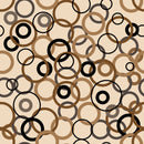 Brown Circles Wallpaper