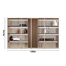 Norwyn · Office Shelves w/ Lighting & Closet