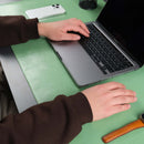 Jersey Green Leather Desk Pad for Office and Home