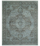 Jewel Custom Made Hand Knotted Traditional Design Brown Wool Area Rug
