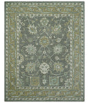 Jewel Custom Made Traditional Oushak Beige Hand Tufted Wool Rug