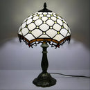 Jewel Roman Tiffany-Style Lamp Antique | Glass Tabletop