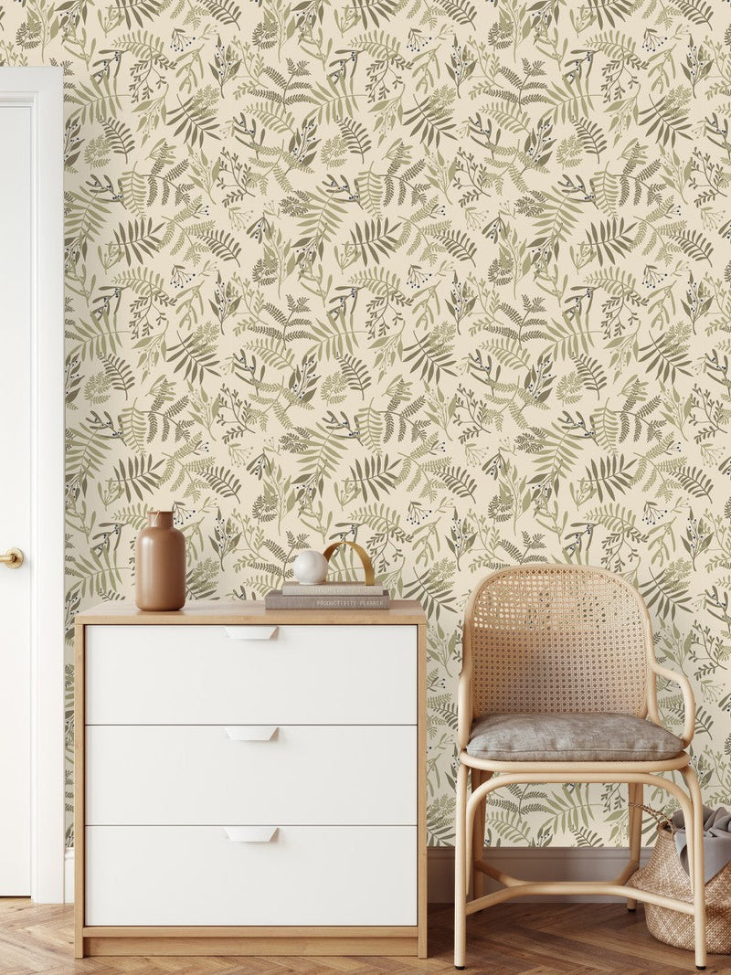 Vintage Leaves Wallpaper