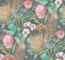 Protea and Cotton Wallpaper