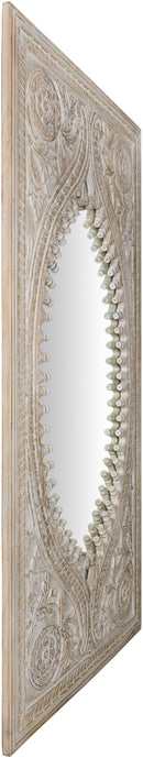 Glinden Traditional White Wall Mirror