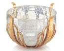 John-Richard Mercury Glass Bowl In Gold Casing