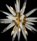John-Richard Handblown Glass Sphere Droplight with Six Lights