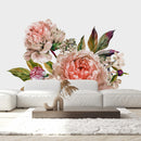 Lilac and Peonies Wallpaper