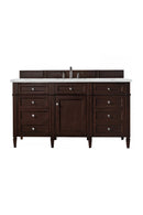 James Martin Brittany 60" Single Bathroom Vanity, Burnished Mahogany