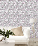 Stylish Pink Flowers Wallpaper Fashionable Select