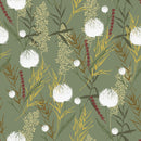 Green Vintage Wallpaper