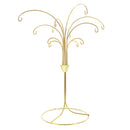 12-Arm Spiral Fountain Brass Gold Metal Ornament Stand Display 11.5 Inches (Taiwan)