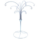 12-Arm Spiral Fountain Brass Silver Metal Ornament Stand Display 11.5 Inches (Taiwan)