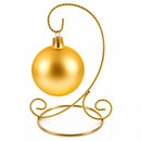Twisted Wire Gold Metal Ornament Stand Display 7.2 Inches