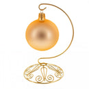 Curved Gold Wire Swirl Base Ornament Stand Display 7 Inches