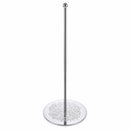 Ornate Silver Metal Rod Tree Topper Stand Display Stand 10 Inches