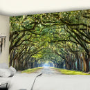 Jungle path mandala tapestry ancient oak bedroom wall hanging
