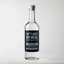 Just Got Real Bridesman Wine Label
