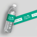 Just Married Water Bottle Labels