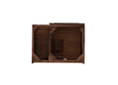 James Martin Alicante' 24" Floating Single Vanity Cabinet, Mid-Century Acacia