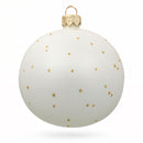 Shimmering Rudolf the Red-Nosed Reindeer Glass Ball Christmas Ornament 3.25 Inches